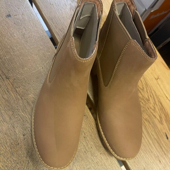 TIMBERLAND WOMEN'S ELLENDALE MID CHELSEA BOOT BROWN NUBUCK W MD  A4418-A3Z - Picture 5 of 8